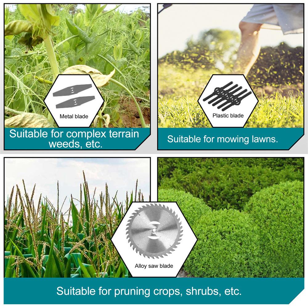 21V Telescopic Electric Lawn Mower, Household Weeding Machine, Lithium Battery Rechargeable Grass Trimmer, High-Power Lawn Mower