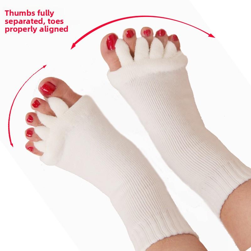 Japanese yoga summer five-finger socks sub-toe socks, toe socks, men's and women's medium tube socks, color massage five-toe socks Japanese yoga summer five-finger socks sub-toe socks, toe socks, men's and women's medium tube socks, color massage five-toe socks