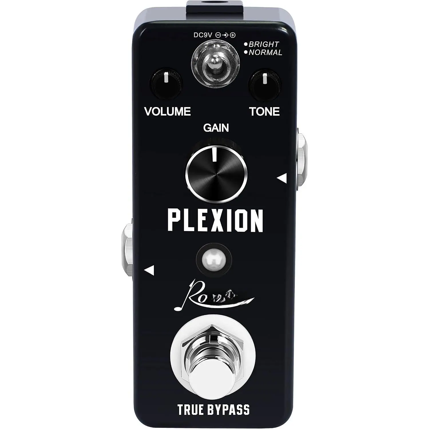 Plexion Distortion Pedal for Guitar and Bass with Bright and Normal Mode True Bypass