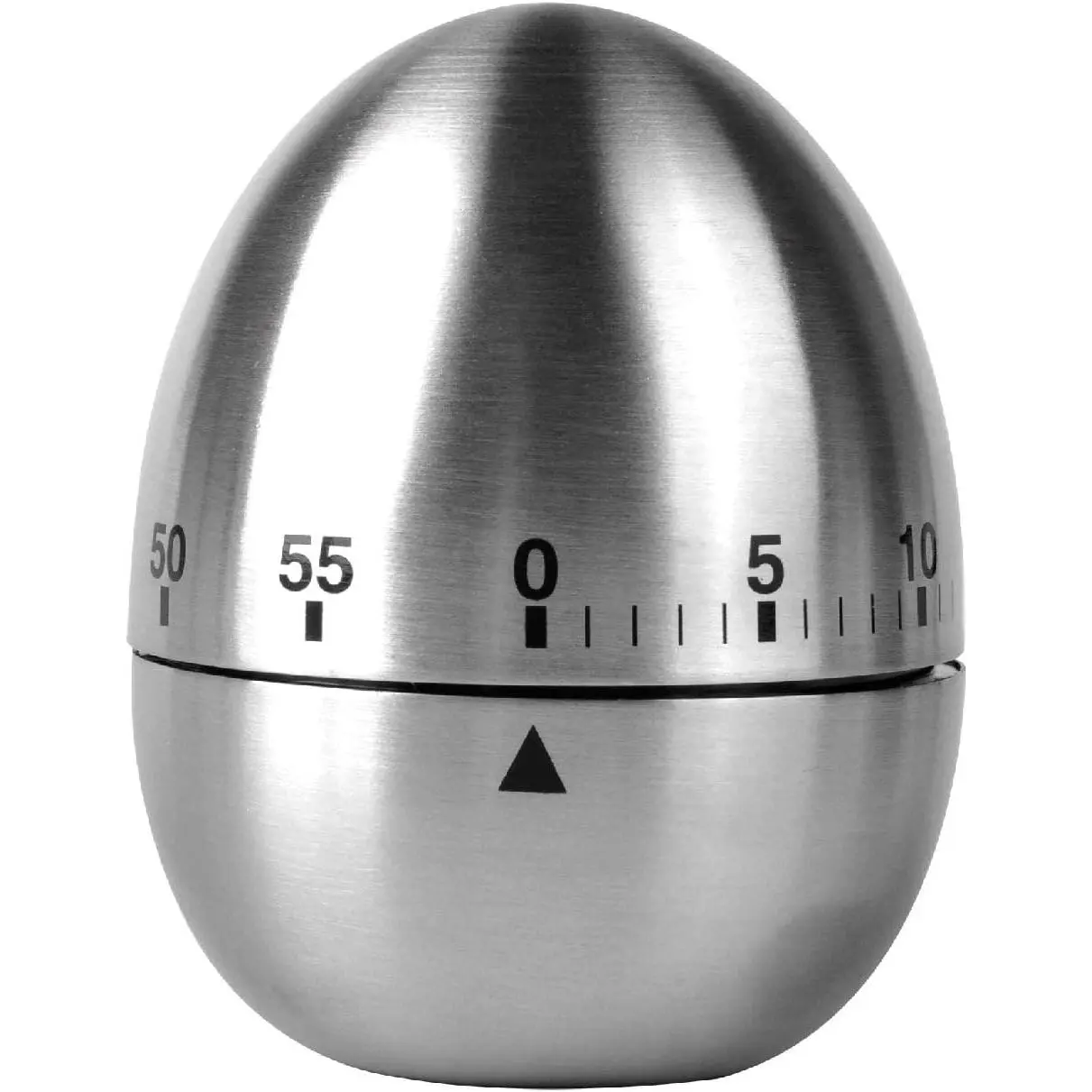 Egg Timer 60-Minute Stainless Steel Mechanical Wind-Up Kitchen Timer