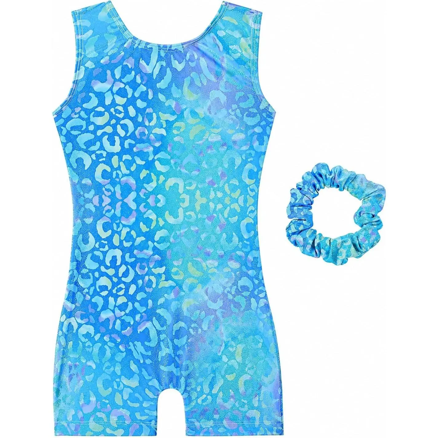 Girls Gymnastics Leotards with Hair Scrunchie(Gift)