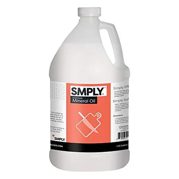 SMPLY. -Grade Mineral Oil for  Boards, Countertops, and Kitchen Tools - 1 Gallon