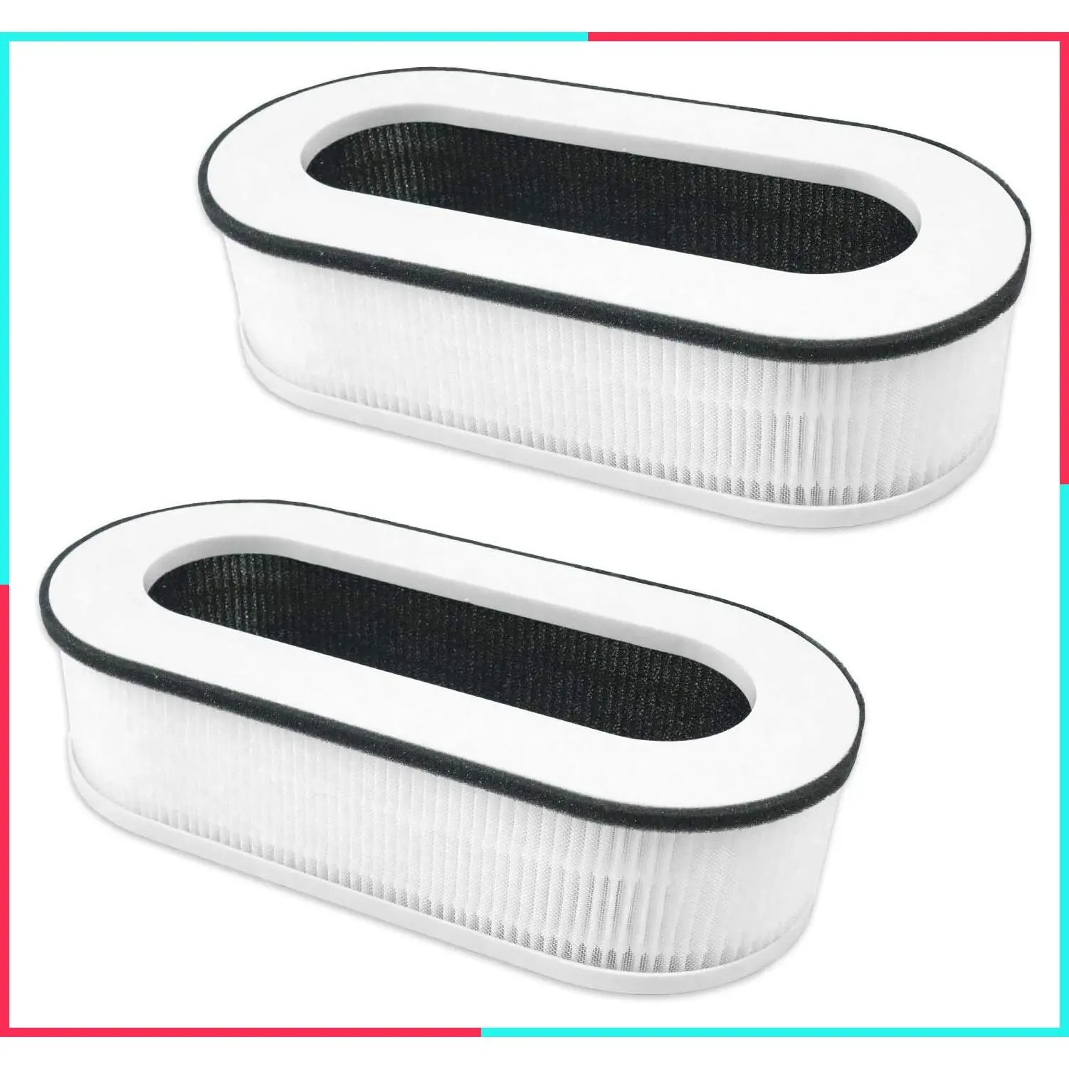 RP-AP068 Replacement Filter, Compatible with Compact Air Purifier RP-AP068, 3-in-1 H13 HEPA and Activated Carbon Filter, 2-Pack