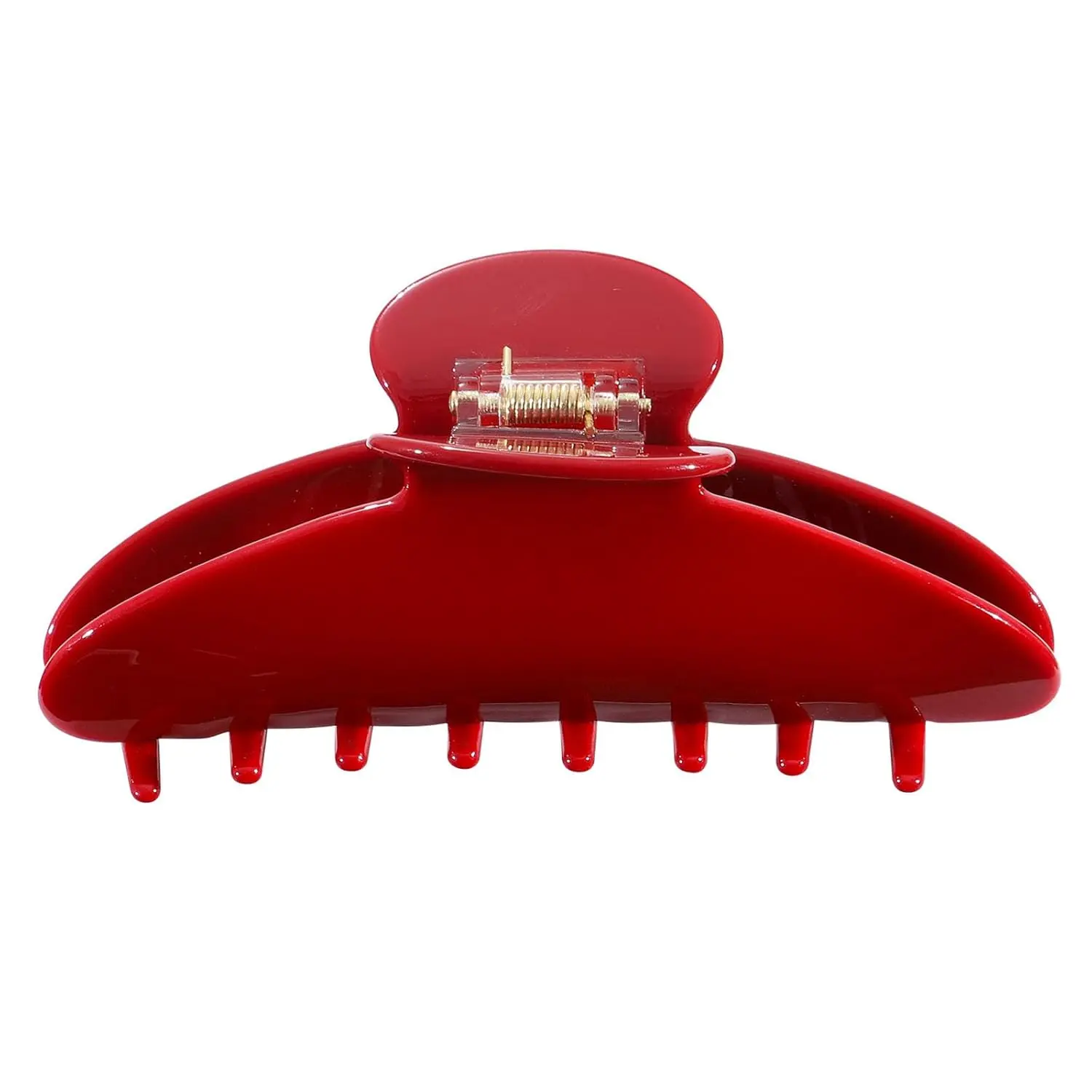 Large Acetate 4 Inch Hair Claw Clip for Women - French Style Hair Claws for Thick Hair with Non-Slip Teeth, Hair Accessories for Updos, Buns & Ponytails