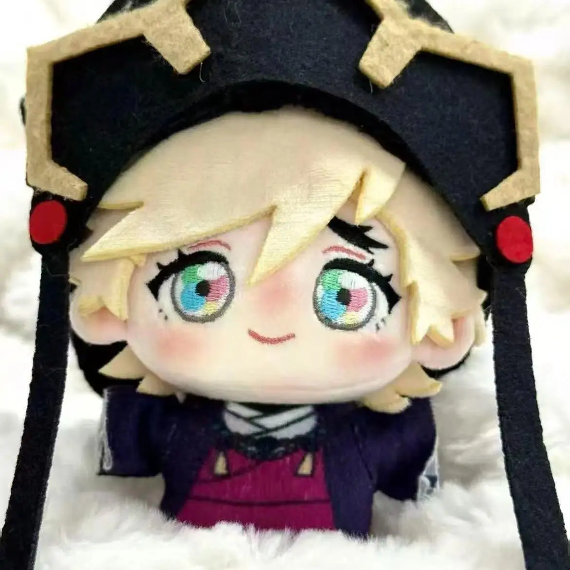 2026 New hot item 10cm Anime ‌Douma Plush Doll Demon Slayer Kimetsu no Yaiba Cartoon Cosplay Stuffed Toy Birthday Gift