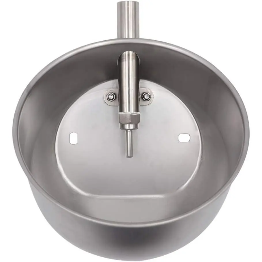 Stainless Steel Automatic Pig Waterer System Automatic Waterer for Pig Water Bowl Heavy Duty (L)