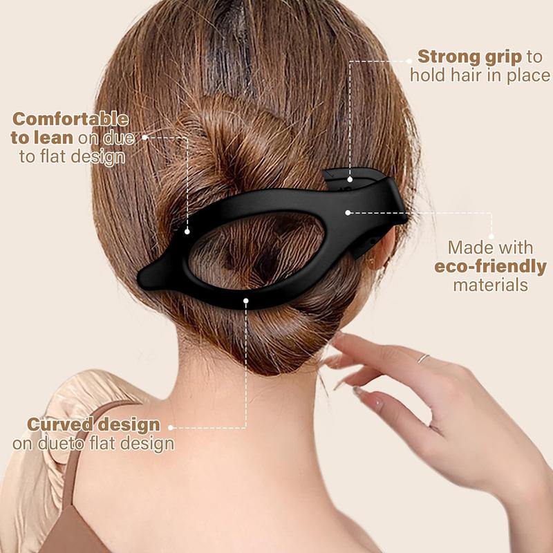 AWAYTR 6Pcs/Set French Flat Hair Clips for Women Girls Concord Hair Clip Thin Thick Hair Strong Hold No Slip Grip Hair Claw Clips AWAYTR 6Pcs/Set French Flat Hair Clips for Women Girls Concord Hair Clip Thin Thick Hair Strong Hold No Slip Grip Hair Claw Clips