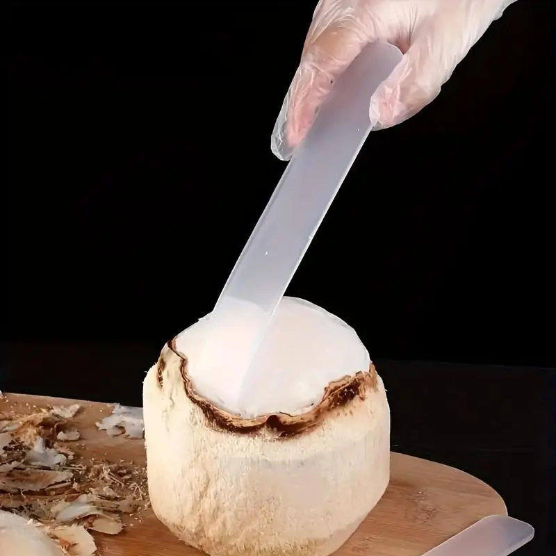 2pcs, Coconut Opener Tool, Manual Coconut Opener, Easy Grip Handle, Food Safe, Suitable For Restaurant, Kitchen Utensils