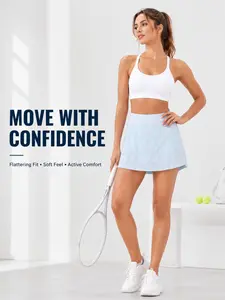 Lightweight Flowy Sports Skirt, Comfortable and Non-Revealing, Perfect for Active Wear, Stay Stylish and Secure