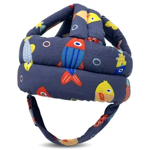 Baby Head Protector Baby Helmet  Crawling Walking, No Bumps Safety Head Adjustable Protective Cap  Walking, Playing (Style 4)