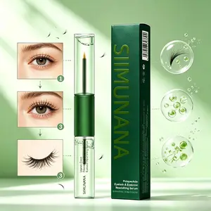 Usman Grass Multi-Peptide Lash & Brow Serum, Advanced Vitamin Formula for Longer, Thicker, Fuller Eyelashes, Safe & Gentle Eyebrow Growth Enhancer