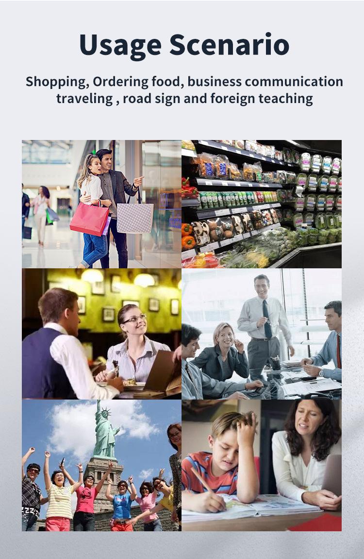 Multi-language translator pen, language learning dictionary pen, offline scanning pen, course-synchronized English learning reading pen