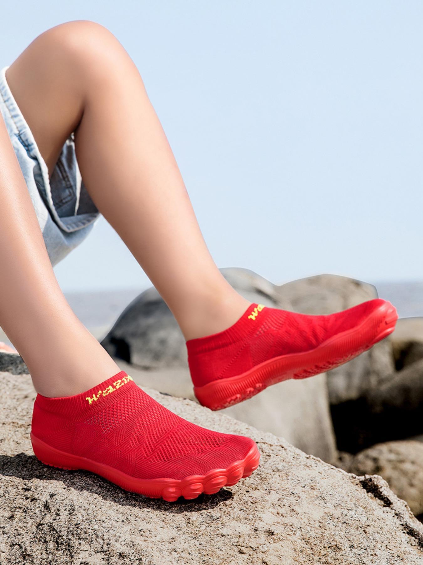 Unisex Barefoot Water Shoes, Lightweight & Quick-dry Sports Shoes for Swimming, Fishing, Beach & Hiking, Anti-slip Rubber Outsole Shoes, Water Footwear, Athletic Breathable Shoes