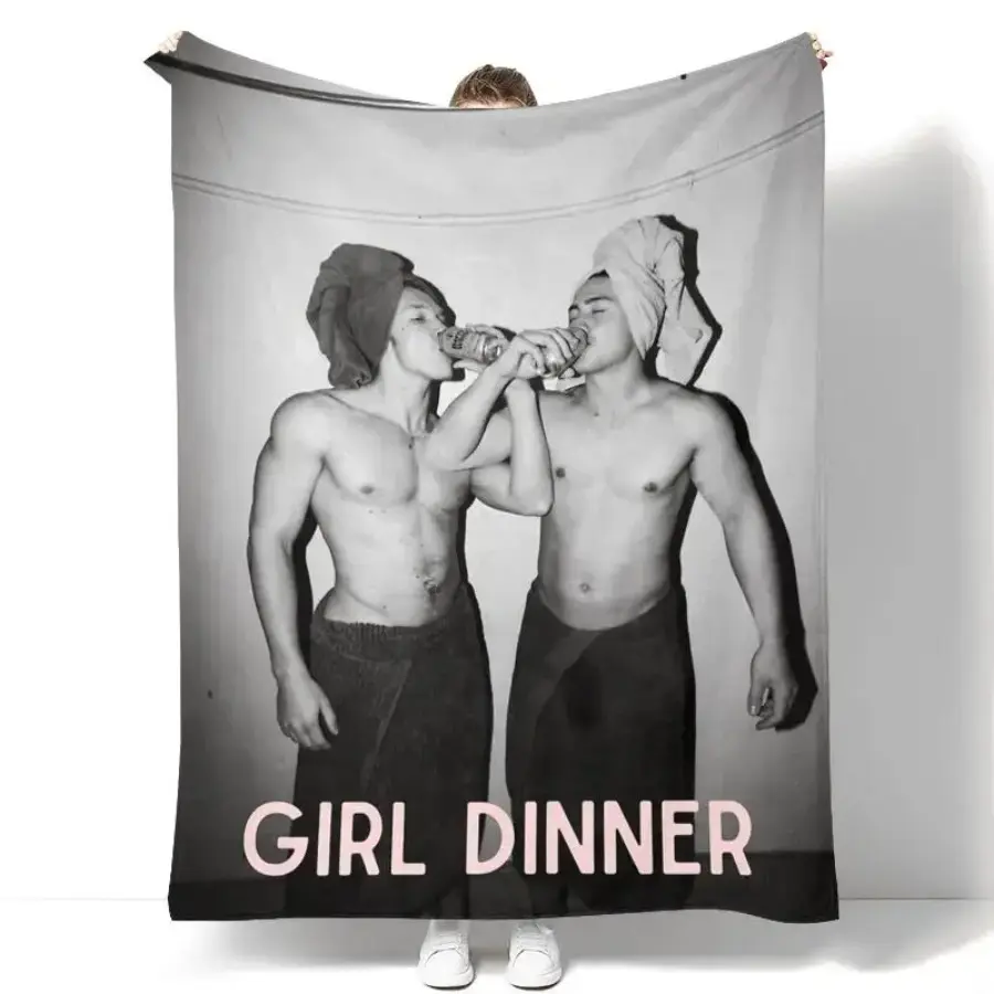 Heated Rivalry Character Throw Blanket, Soft Cozy Flannel Blanket for Bed Sofa Couch Office Nap Camping, Gift for Book and Series Fans
