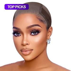 lace grip wig cap for women, transparent lace wig caps, non slip wig gripper for keeping wigs in place, adjustable wig cap with grip headband, hair styling tools, lace front, hair styling tools