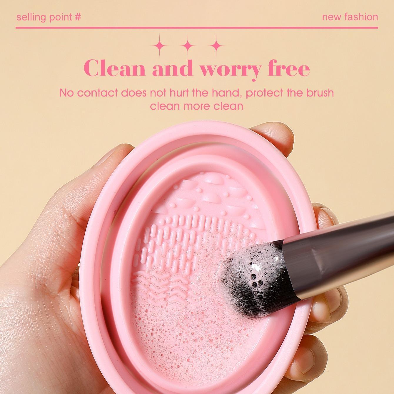 Makeup Tool Set, 45pcs/set Skincare Cosmetic Brushes & Sponges & Puffs & Headband & Wristbands & Brush Cleaning Pad, Professional Makeup Tools for Beginners, Makeup Brush Kit, Makeup Products, Applicator Setc, Valentine's Day Gift