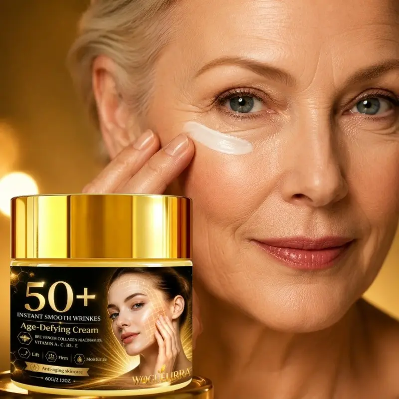 Eye Firming and Elevating Cream, Reduces Wrinkles and Fine Lines, Plumps Skin, Radiant Appearance, Glass-Like Texture, for Ages over 50