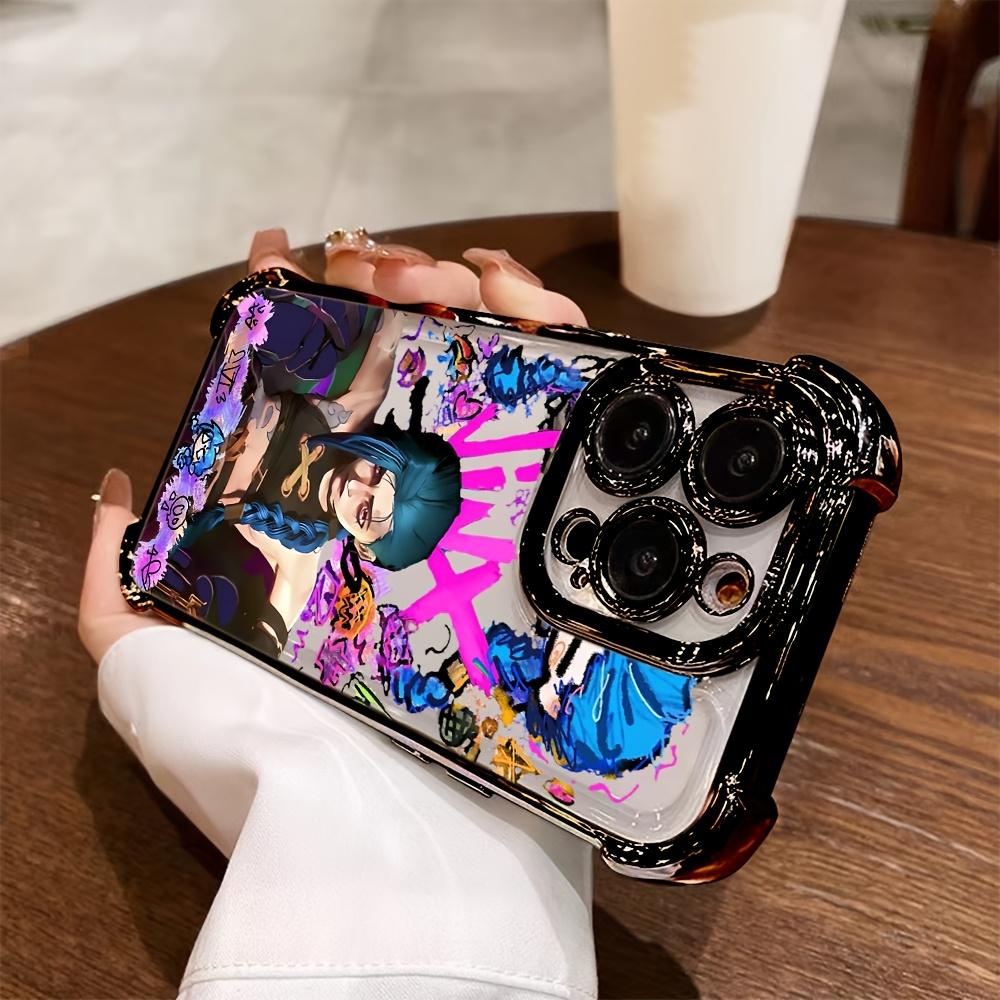 Cool girl J-Jinx Phone Case Suitable for iPhone 17 16 15 14 13 12 11 Mini Pro Max Air Plus Samsung Galaxy S26 S25 S24 S23 S22 Anti Fall Transparent Soft Back Cover