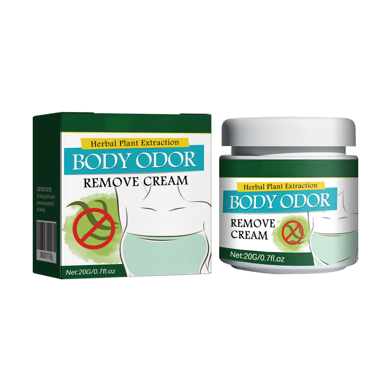 Underarm Deodorant Cream with Mineral Oil, Glycerin & Glyceryl Stearate, Gentle Fresh Scent Body Care Cream