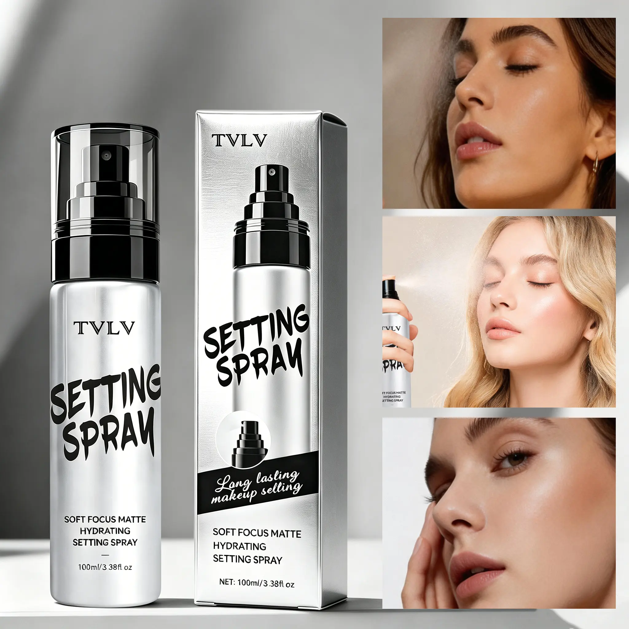 Waterproof setting spray, long-lasting makeup, not easy to smudge, non-sticky setting spray