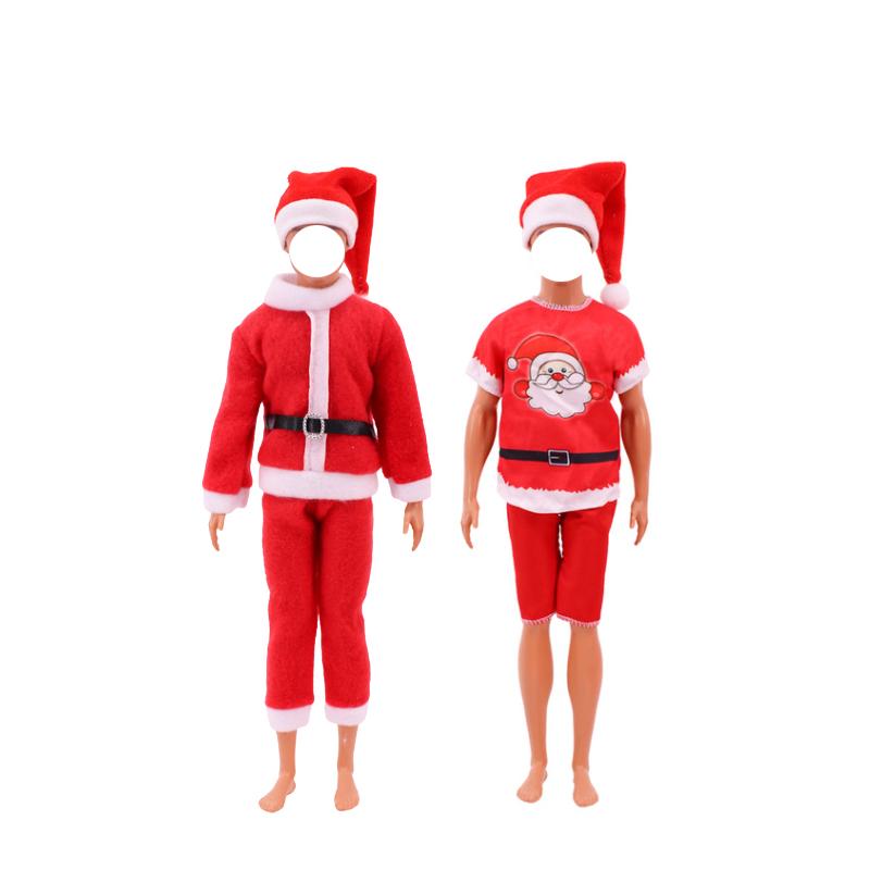 Christmas Day Costume Party Dress for 11.8Inch Girl Doll Accessories Fashion Clothes For KEN Doll Gift Dollhouse Toys Kid Toys