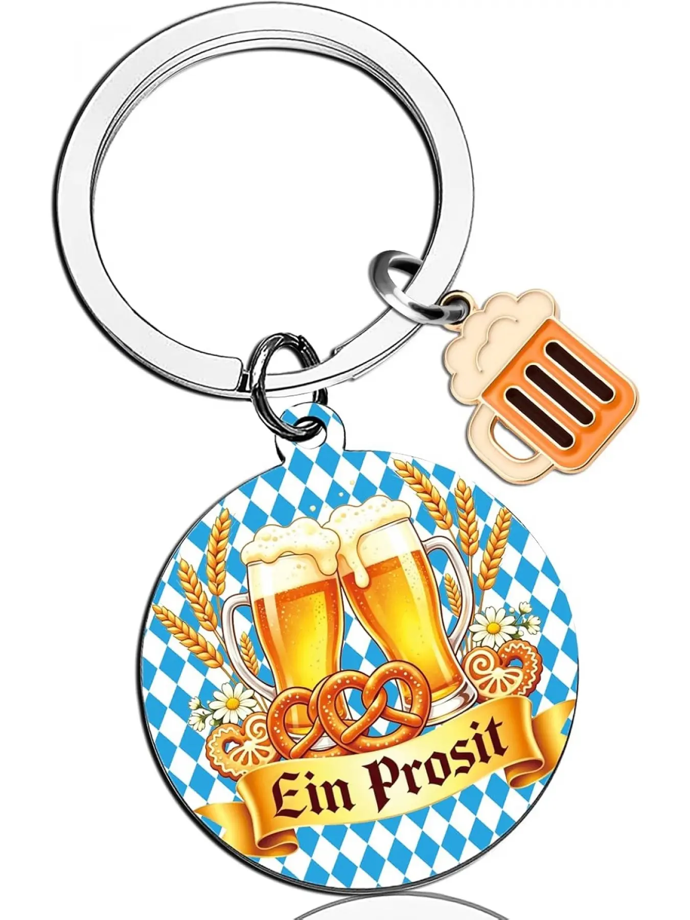 Oktoberfest Decorations Party Ein Prosit Keychain German Oktoberfest Theme Gifts October Festival Beer Decorations Bavarian Flag Gifts German Party Favors For Women Men