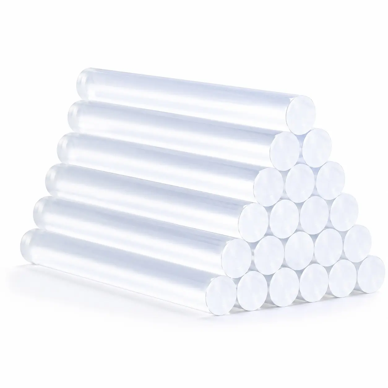 Transparent Hot Melt Glue Sticks 7mm X 160mm, High Adhesion Eco-Friendly Adhesive, for Mini Glue Guns, DIY Crafts, Home Decor, Outdoor Repair, 20 Pieces