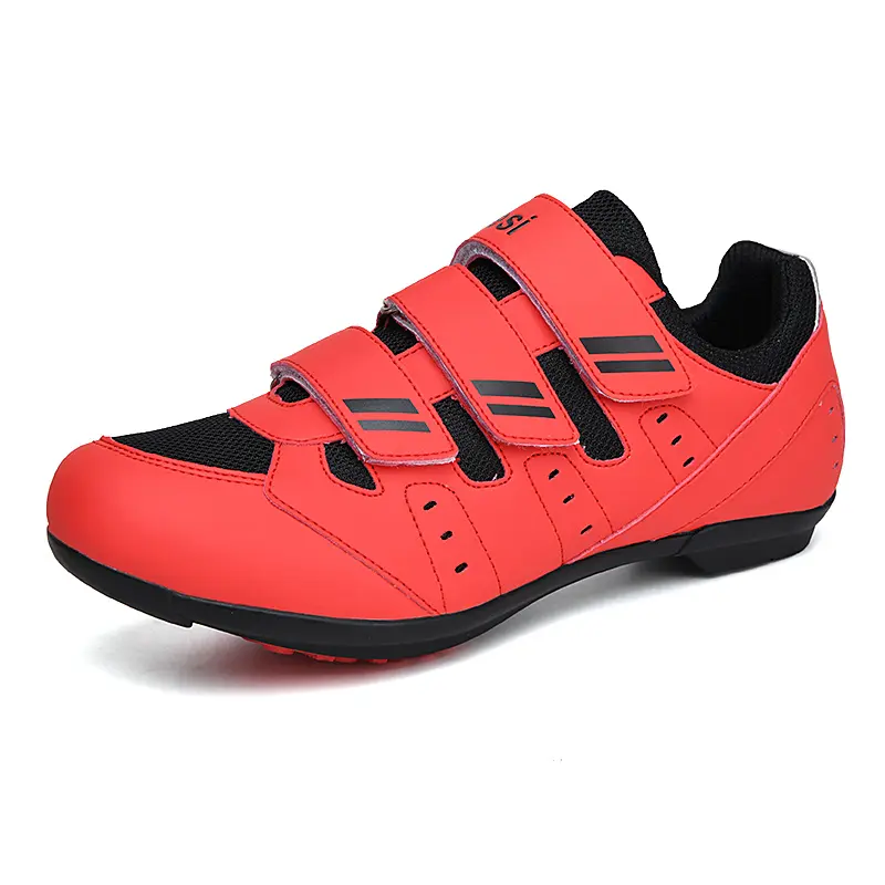 GGOR Men'S Cycling Shoes, Lock-On Mountain Bike Shoes, Road Bike Non-Lock Shoes, Hard Sole Indoor Single Bike Shoes