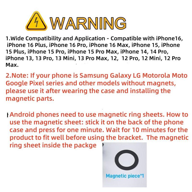 Magnetic Neck Mount, Hands-free Magnetic Neck Mount, Portable Phone Holder, Secure Holder for Phones, Suitable for Vlogging, Compatible with iPhone 15/14/13/12 Series, Phone Mounted #TOP PICKS