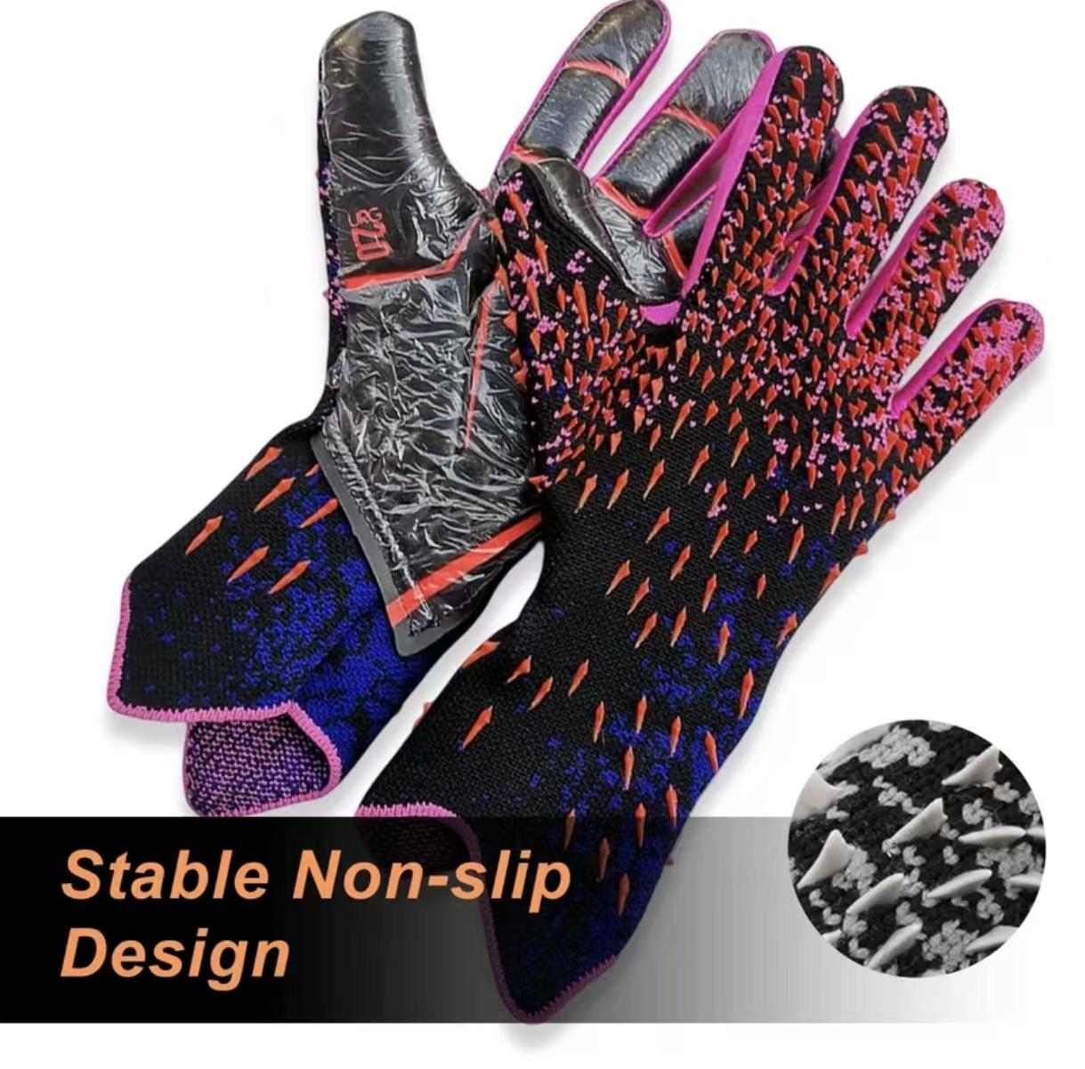 Comfortable Football Goalkeeper Gloves, Non-Slip Wear-Resistant Football Gloves, Soccer Hand Protector Gloves, Sports Protective Accessories, Valentine'S Day Gift finger save goalkeeper gloves soccer goalie glove premium goalkeeper gloves football gear