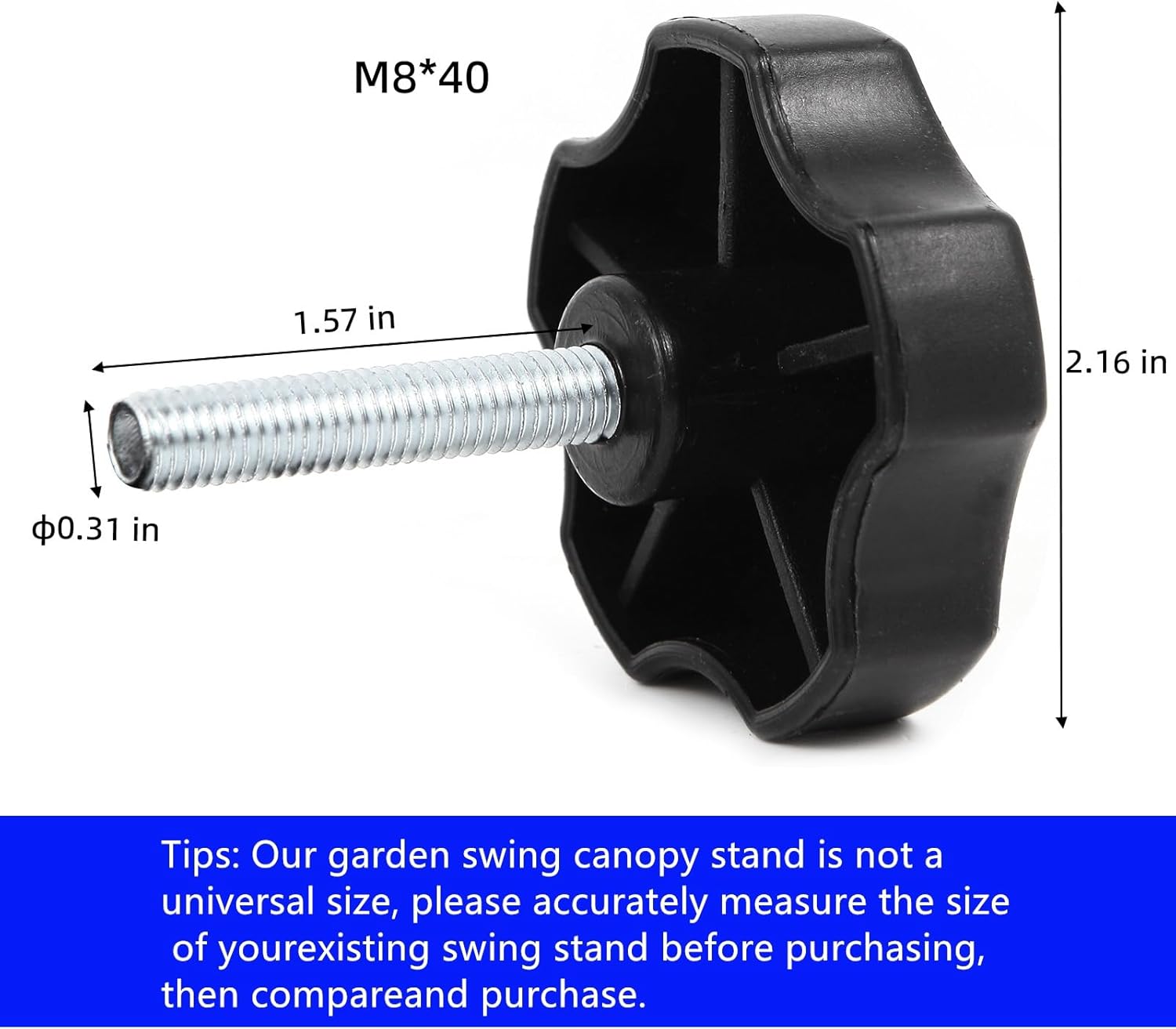 Porch Patio Outdoor Garden Swing Canopy Replacement Plastic Fittings to Attach Frame 2 count (QQPJ-A) Porch Patio Outdoor Garden Swing Canopy Replacement Plastic Fittings to Attach Frame 2 count (QQPJ-A)