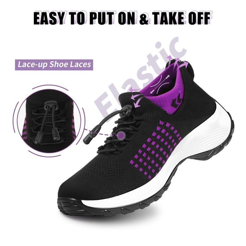 (New)STUNAHOME Women's Orthopedic Shoes Summer Casual Running Sneakers Breathable Walking Shoes Anti-slip Sneakers Comfortable Thick Bottom Shoes