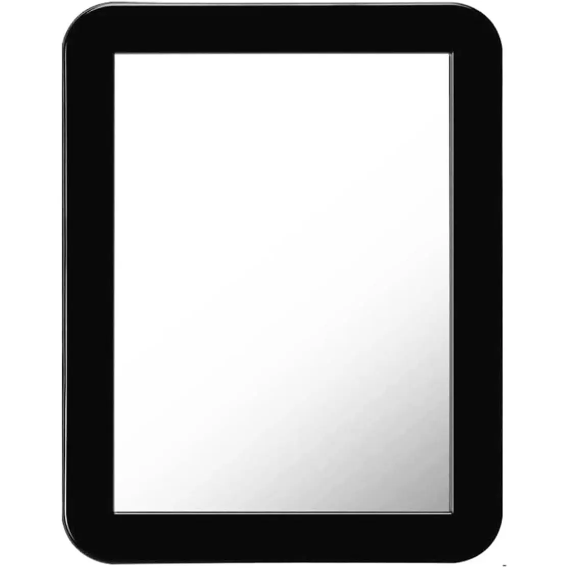 Locker Mirror,Small Mirror for Locker - 5" x 7" Iocker Mirror  -  Mirror for School Locker, Bathroom, Workshop Toolbox, Office Cabinet,Mirror Locker Accessories,Black