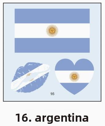 Pour Choices 2026 New Design USA, Canada, and Mexico World Cup Flag Temporary Tattoos, Football Match and Sports Event Water Transfer Face Stickers