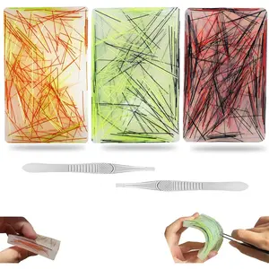 3 Pack Skin Picking Fidget Toys, Pick Pad, Hair Pulling Fidget Toys for Adult Anxiety Relief, Trichotillomania & Dermatillomaniafidget toys