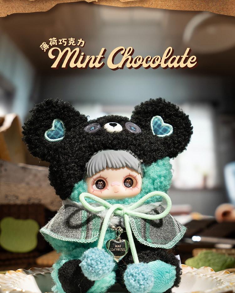 Maymei Tiny Bear Cookie Series Mini Blind Box 1PC(1 of 9 Possible Styles) Cute Keychain Figures Collectible Toys Birthday Gifts (1Pcs Blind Box)
