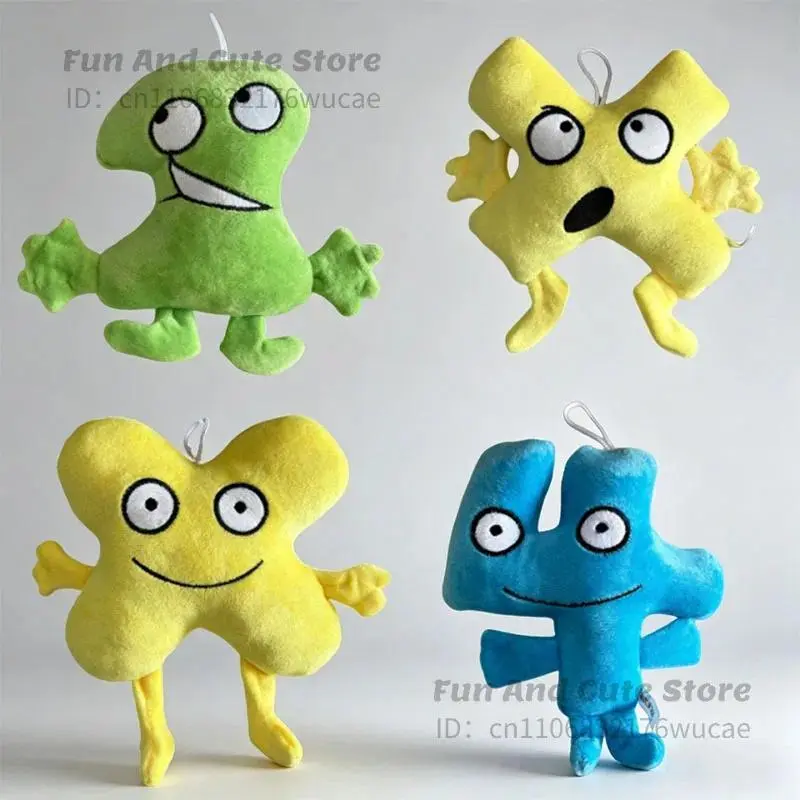 New Arrival BFDI Battle For Dream Island Plush Toy Stuffed Doll Soft Stuffed Toy Cute  Animal X Number Gift Room Decor