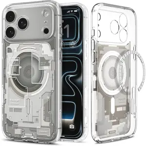Suitable for Spigen iPhone 17 Promax Technology Magnetic Phone Case 17 Pro Circuit Board Full Package Anti Drop waterproof case dry bag