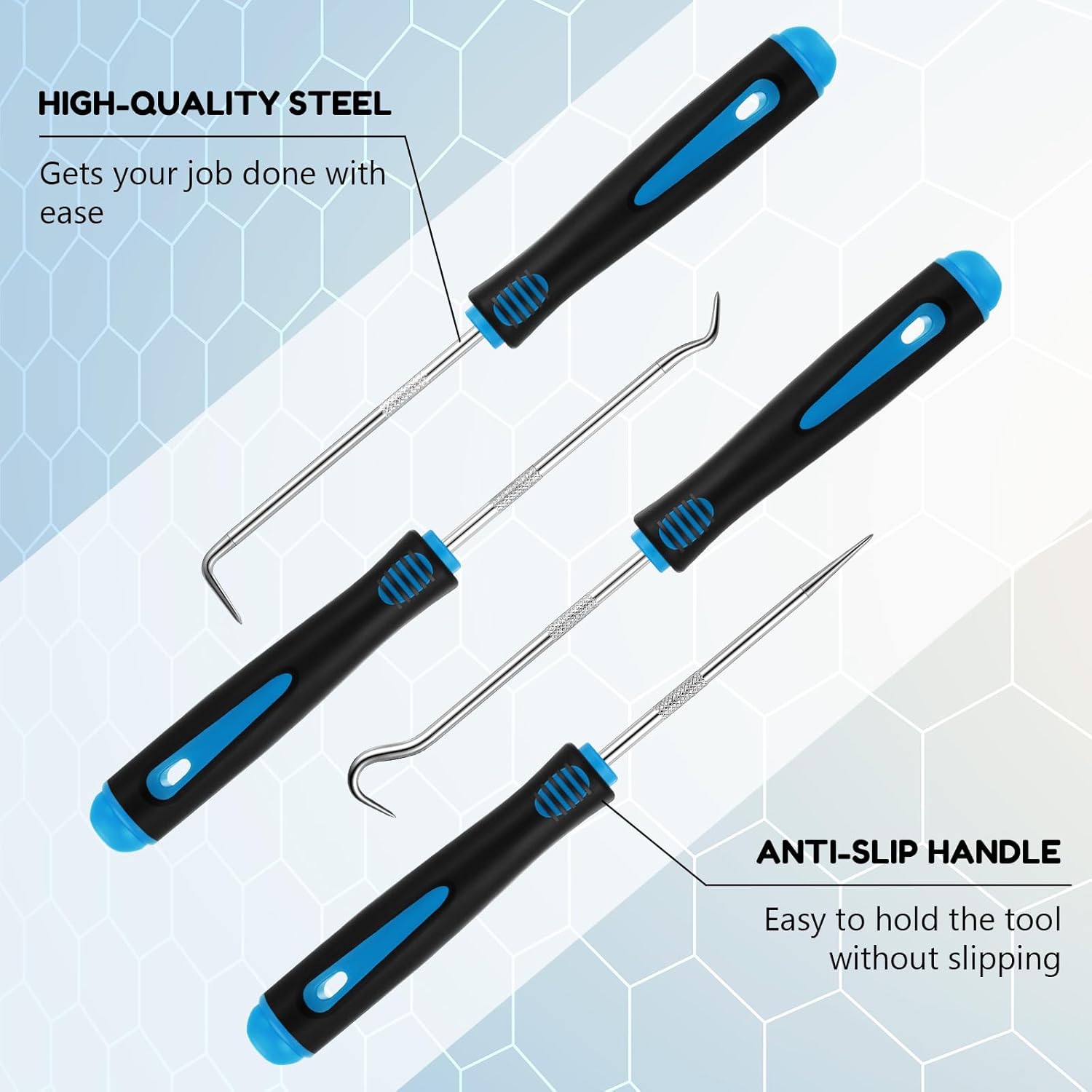 4/12pcs Pick and Hook Tools Set, Pick Tool Set Car Auto Oil Seal/O-Ring Seal Gasket Pick Hooks Puller Remove,Assembly & Disassembly Tools for Car Repair, Mechanic Tools, Automotive Maintenance Tools