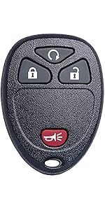Fob Replacement Fits for Chevy Silverado Avalanche Equinox Express Traverse Captiva GMC Sierra 1500 2500 Acadia Buick Enclave Cadillac Escalade Pontiac Torrent Saturn Outlook