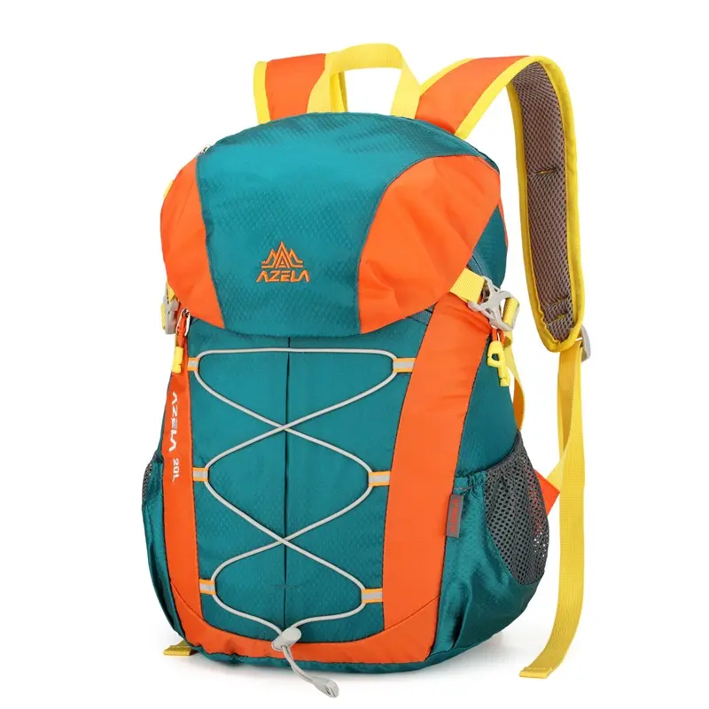AZELA Hiking Backpack, Lightweight Waterproof Portable Travel Backpack, Multi Compartment Travel Bag, Unisex Trekking Camping Cycling Outdoor Daypack with Adjustable Shoulder Straps