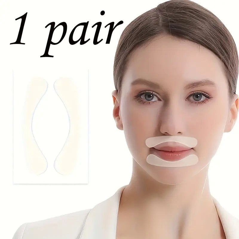 1 Pair Silicone Lip Anti-Wrinkle Patches, Deep Care, Revitalize Lip Skin, Facial Beauty Enhancer, Long-Lasting Effect