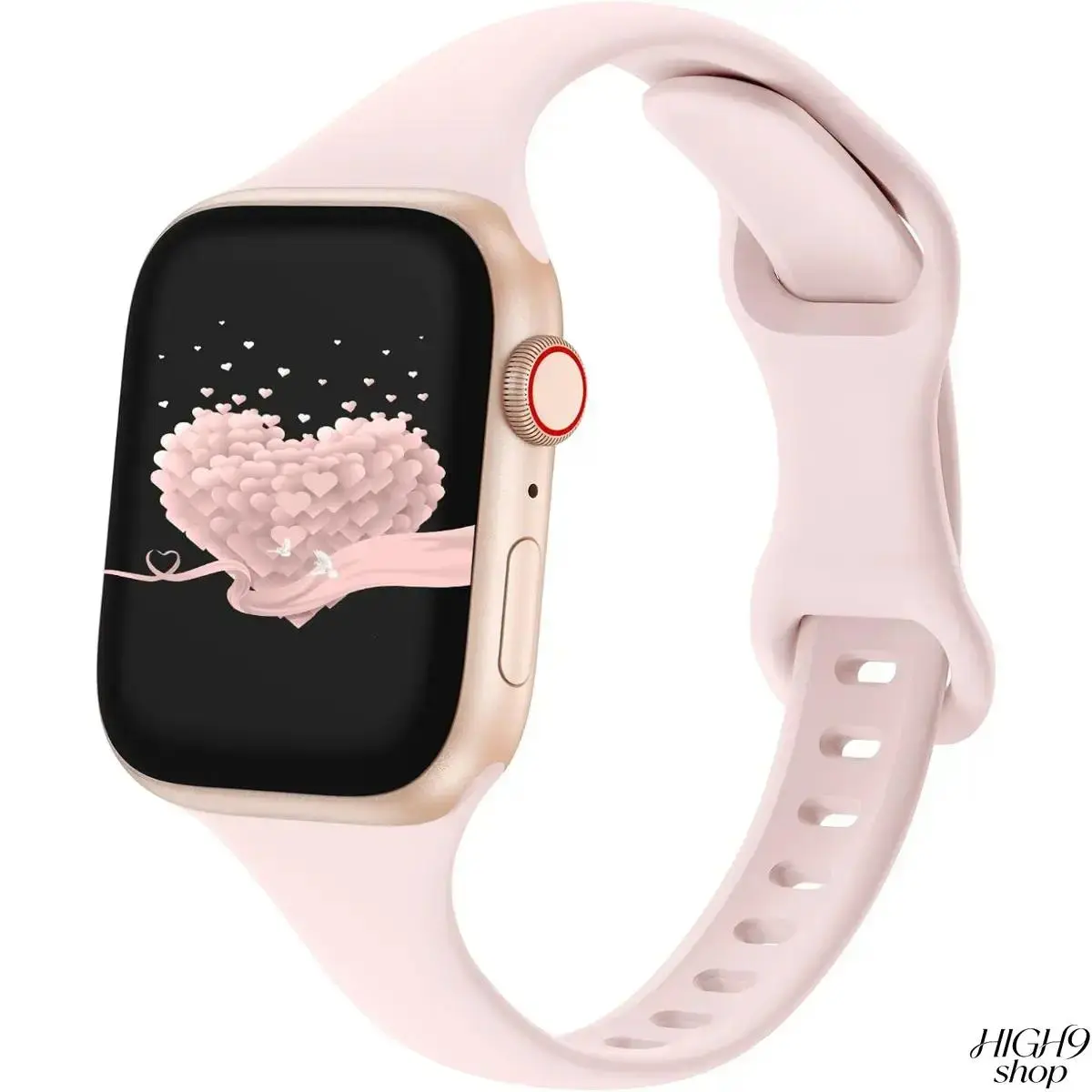 2026 Slim Curved Silicone Wrist Strap, Narrow Minimalist Stylish Wearable Accessory, Soft Comfortable Smartwatch Replacement Band Ideal For Daily Casual Outfits And Street Fashion Matching, Only The Wrist Strap Included
