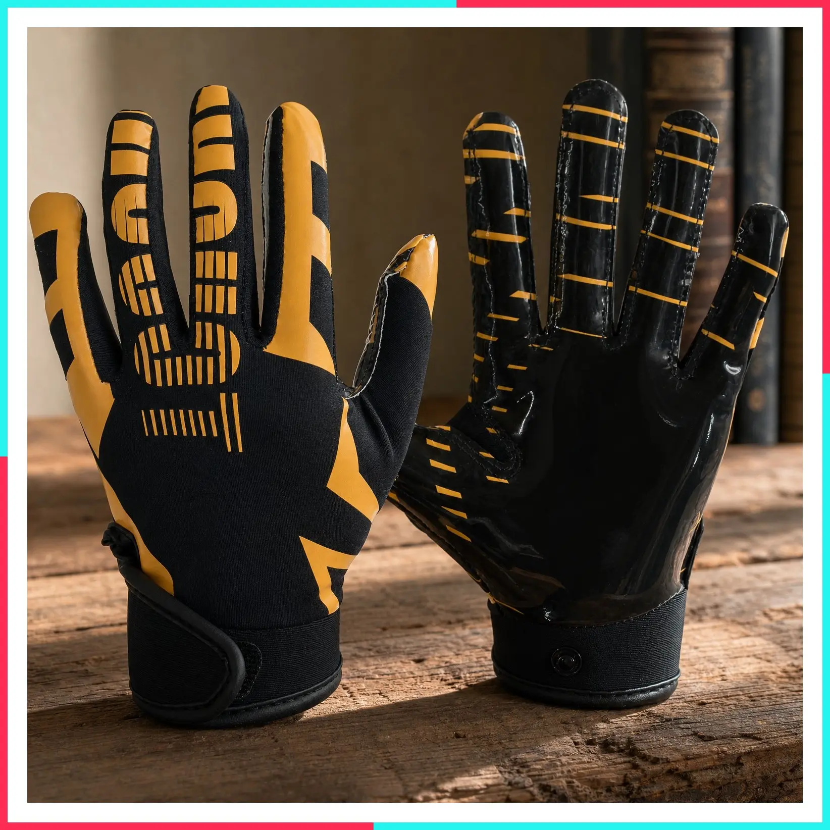 Sticky Kids Football Receiver Gloves - Youth Flag Football Gloves Gifts for Boys and Girls