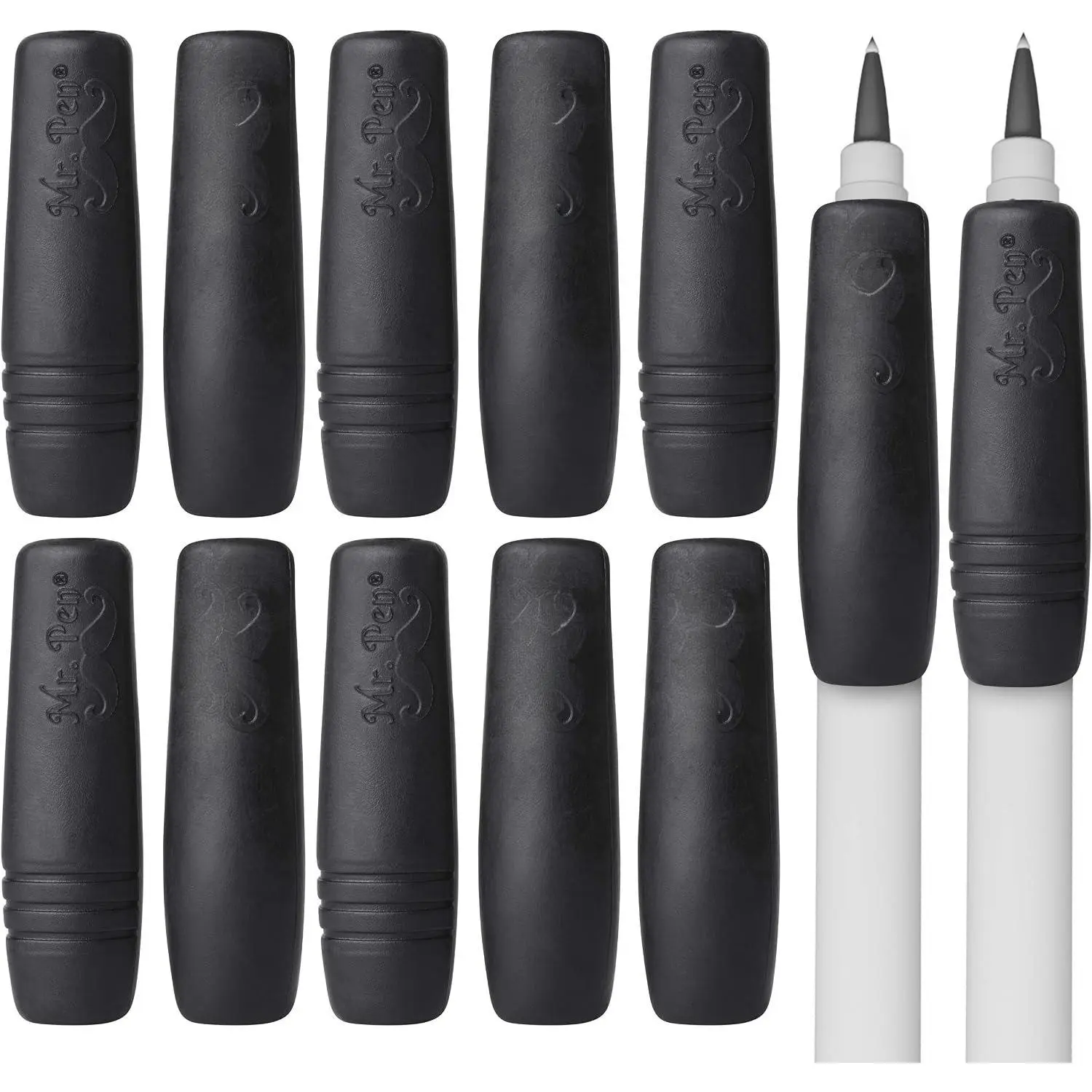 - cil and  Grips, 12 Pack, Black, cil Grips for Adults | Rubber cil Grips,  Grips for Adults with ,  cil Grip,  Gripper