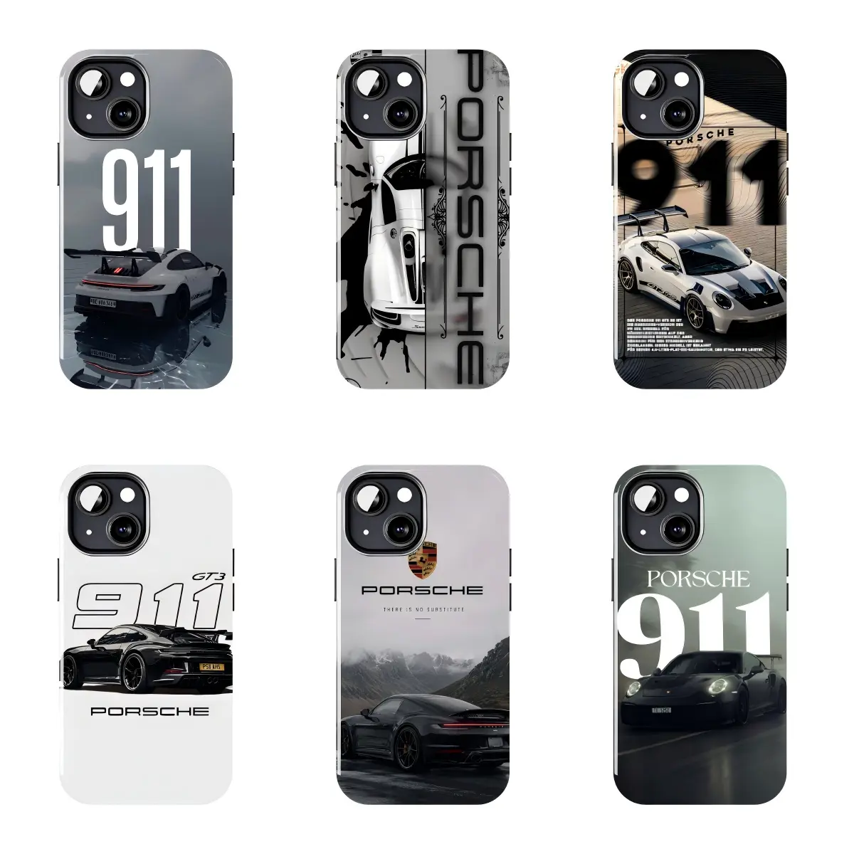 Porsche 911 Sports Car Phone Case Suitable for iPhone 17-11 Pro Max/Plus and  Samsung Galaxy S23-25