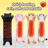 Cute Cat Heating Pad For Period Cramps – USB Electric Heat Pad For Menstrual Pain Relief| Portable Stuffed Animal Gift For Women/Girls/Kids (Perfect For Birthday/Easter/Christmas!)