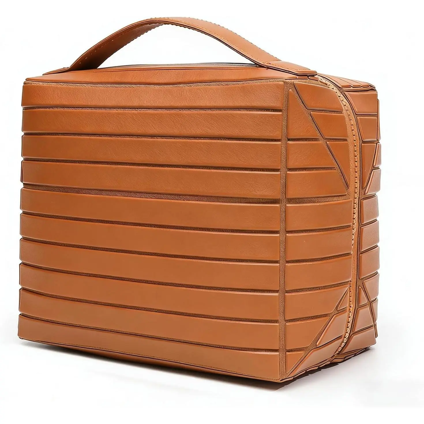 Foldable Standing Makeup Bag – Large travel toiletry bag, parallel design, waterproof PVC material, can stand upright or fold.Suitable for storing full-size cosmetics and toiletries.Perfect for travel, gym, and home use
