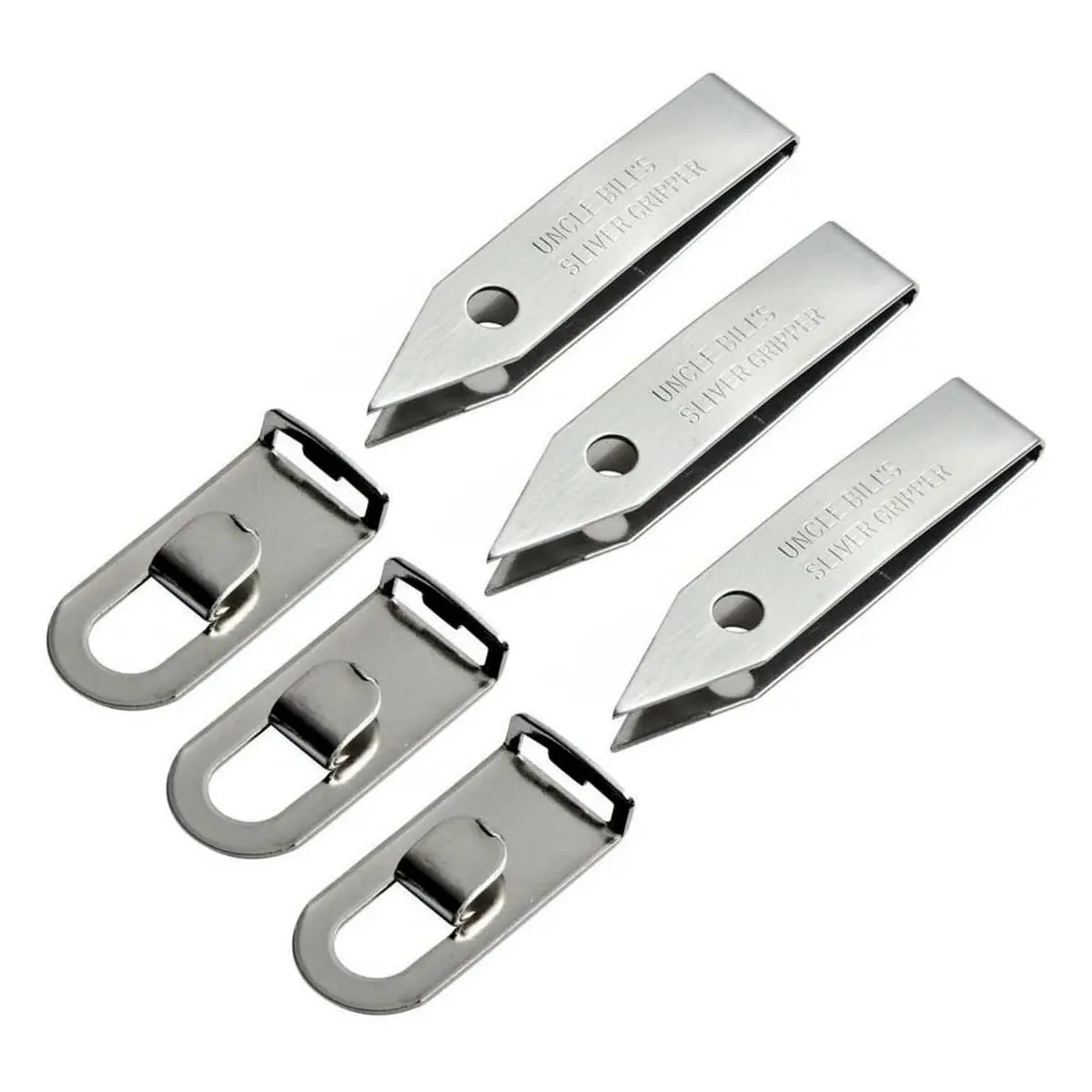 Industrial Stainless Steel 3-Pack Precision Keychain Tweezers with Key Chain Clip, Precise Tips, Key Chain Grip, Portable EDC Hand Tool for EDC Users, Ideal for Splinter Removal