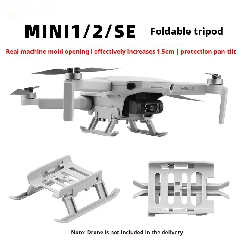 Dji Mini 2/4K Foldable Durable Tripod Stabilizer, Compatible with Dji Mini 2 & 4K Drones, Portable Design for Smooth Video Shooting, Stability